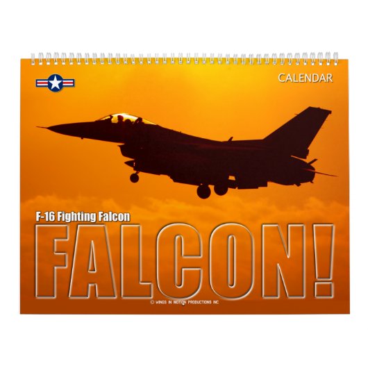 F-16ファイティング《鳥》ハヤブサ カレンダー (カバー)