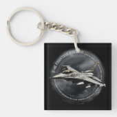 F-16ファイティング《鳥》ハヤブサ キーホルダー (正面)