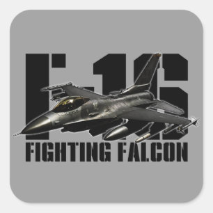 F-16ファイティング《鳥》ハヤブサ スクエアシール