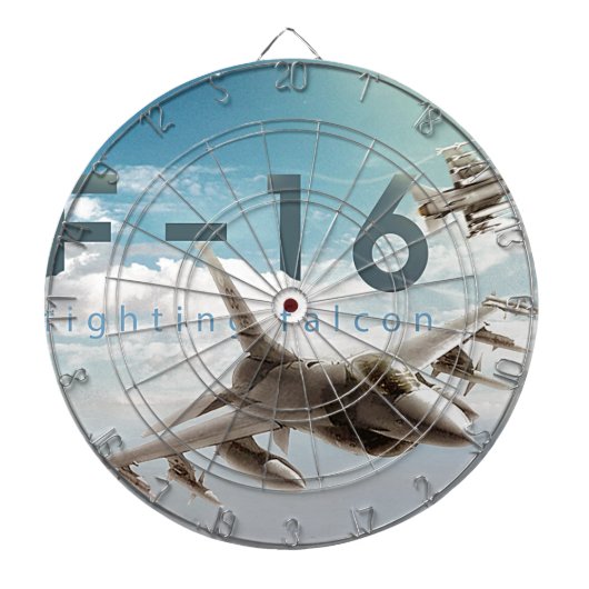 F-16ファイティング《鳥》ハヤブサ ダーツボード (正面)