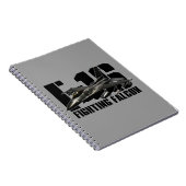 F-16ファイティング《鳥》ハヤブサ ノートブック (右側)