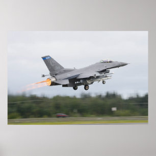 F-16ファイティング《鳥》ハヤブサ ポスター