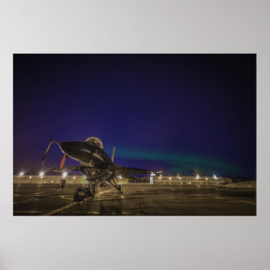 F-16ファイティング《鳥》ハヤブサ ポスター