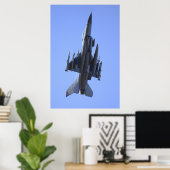 F-16ファイティング《鳥》ハヤブサ ポスター (ホームオフィス)