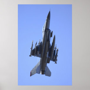 F-16ファイティング《鳥》ハヤブサ ポスター