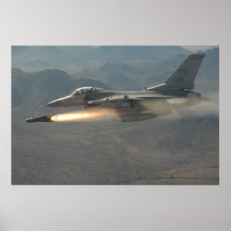 F-16ファイティング《鳥》ハヤブサ ポスター
