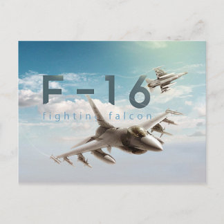 F-16ファイティング《鳥》ハヤブサ ポストカード