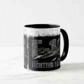 F-16ファイティング《鳥》ハヤブサ マグカップ (正面右)