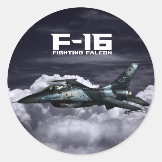 F-16ファイティング《鳥》ハヤブサ ラウンドシール (正面)