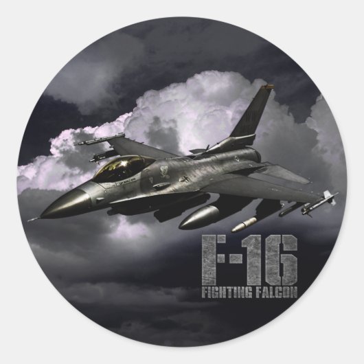 F-16ファイティング《鳥》ハヤブサ ラウンドシール (正面)