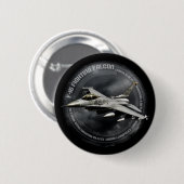 F-16ファイティング《鳥》ハヤブサ 缶バッジ (正面&裏面)
