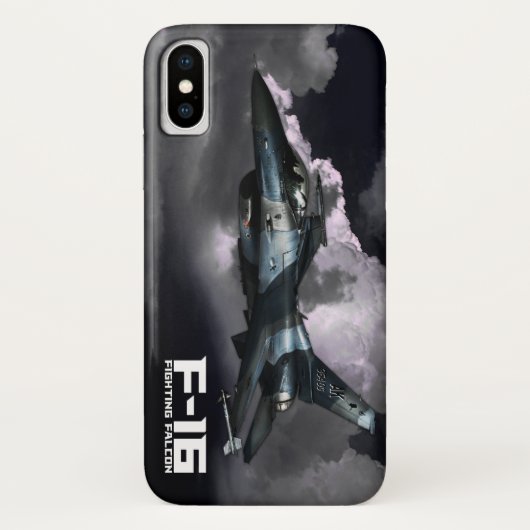 F-16ファイティング《鳥》ハヤブサ Case-Mate iPhoneケース (裏面)