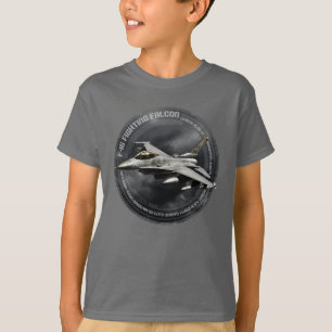 F-16ファイティング《鳥》ハヤブサ Tシャツ