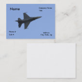 F-16側面図 名刺 (正面/裏面)