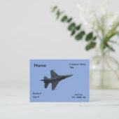 F-16側面図 名刺 (スタンド正面)