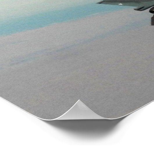 F-16再燃料 ポスター (角)