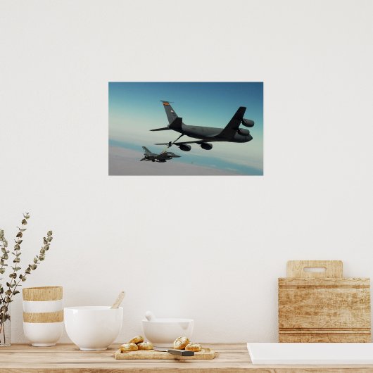 F-16再燃料 ポスター (キッチン)