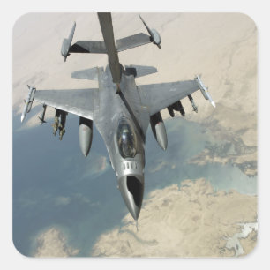 F-16戦いの《鳥》ハヤブサは燃料を補給します スクエアシール