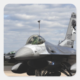F-16戦いの《鳥》ハヤブサ スクエアシール