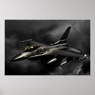 F-16戦いの《鳥》ハヤブサ ポスター