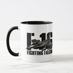 F-16戦いの《鳥》ハヤブサ マグカップ