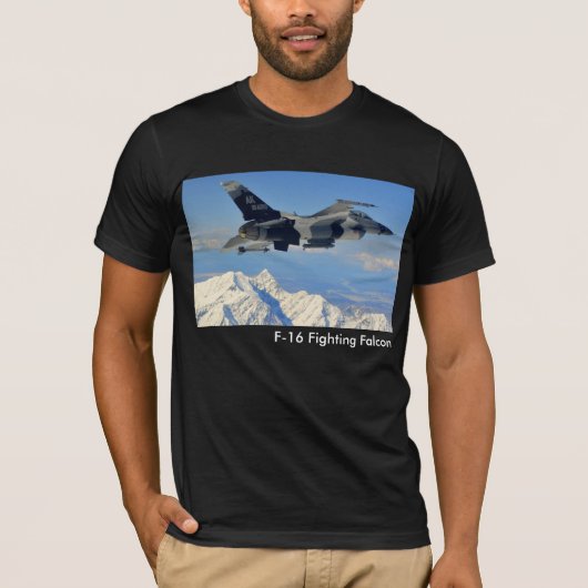 F-16戦いの《鳥》ハヤブサ Tシャツ (正面)