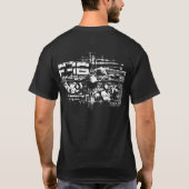 F-16戦いの《鳥》ハヤブサ Tシャツ (裏面)