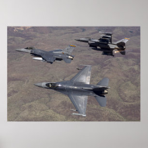 F-16戦闘機《鳥》ハヤブサ ポスター