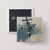 F-16戦闘用《鳥》ハヤブサが反論する 缶バッジ (正面&裏面)