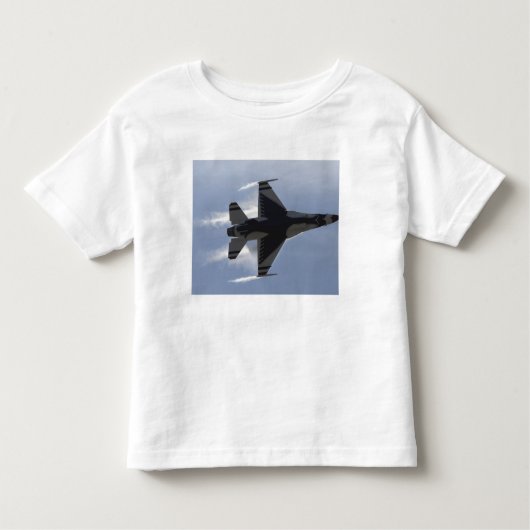 F-16戦闘用《鳥》ハヤブサが高いG トドラーTシャツ (正面)