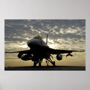 F-16戦闘用《鳥》ハヤブサ航空機 ポスター
