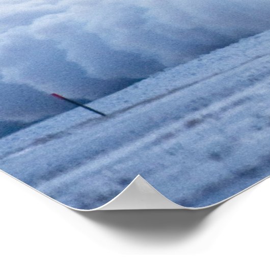 F-16戦闘用《鳥》ハヤブサ航空機 ポスター (角)