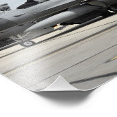 F-16戦闘《鳥》ハヤブサが発射を待つ フォトプリント (角)