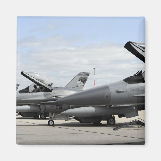 F-16戦闘《鳥》ハヤブサが発射を待つ マグネット (正面)