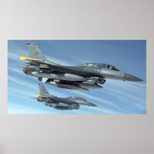 F-16戦闘《鳥》ハヤブサ ポスター