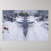 F-16戦闘《鳥》ハヤブサ ポスター (正面)