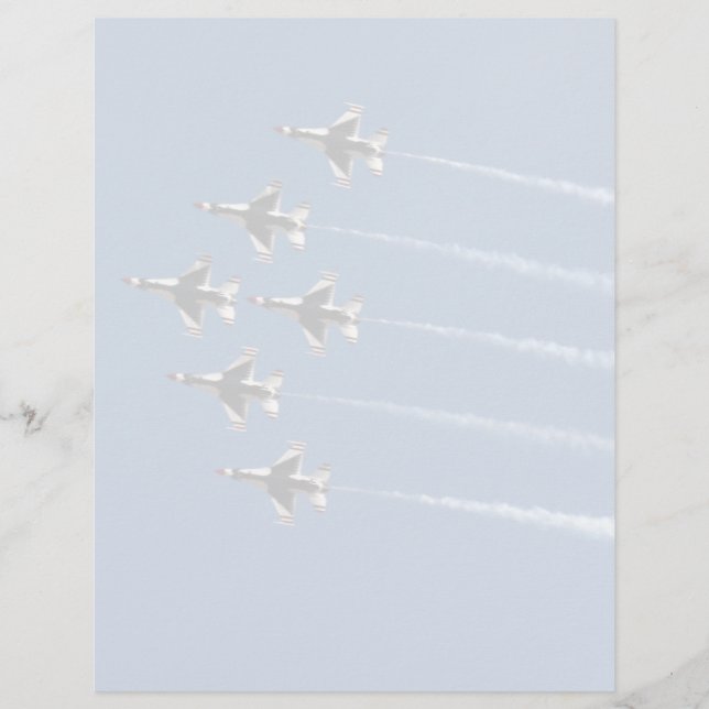 F-16雷鳥デルタ形成 (正面)