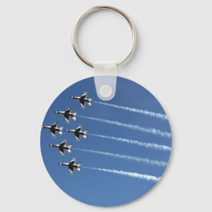F-16雷鳥デルタ形成 キーホルダー