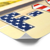 F-16《鳥》ハヤブサ/バイパー – 50年！ ポスター (角)