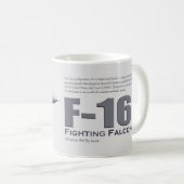 F-16 Fighting Falcon コーヒーマグカップ (正面右)
