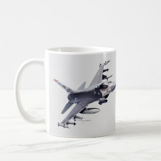 F-16 Fighting Falcon コーヒーマグカップ (左)