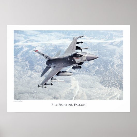 F-16 Fighting Falcon ポスター (正面)