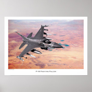 F-16 Fighting Falcon ポスター