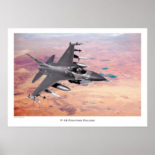 F-16 Fighting Falcon ポスター (正面)