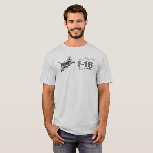 F-16 Fighting Falcon Tシャツ (正面フル)
