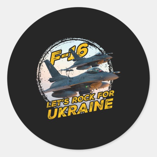 F-16 Ukraine  ラウンドシール (正面)