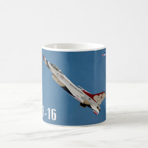 F-16Cファイティング《鳥》ハヤブサ コーヒーマグカップ