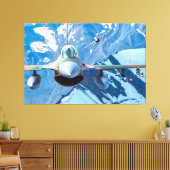 F-16C戦闘用《鳥》ハヤブサ40x60 キャンバスプリント (インサイチュ (リビング))