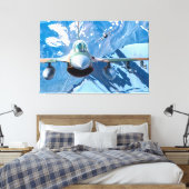 F-16C戦闘用《鳥》ハヤブサ40x60 キャンバスプリント (インサイチュ (寝室))
