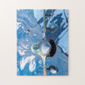 F-16C戦闘用《鳥》ハヤブサ – アラスカ(11x14インチ) ジグソーパズル (縦)